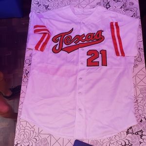 Texas baseball jersey clemens